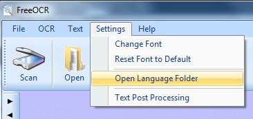 open anguage folder